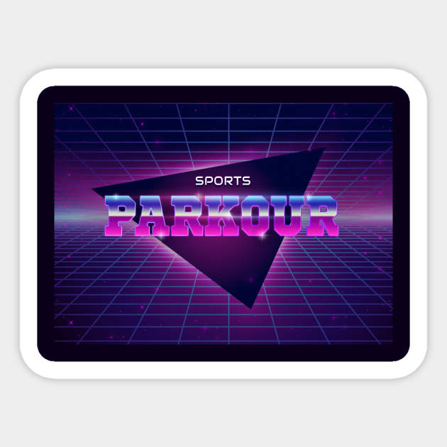 The Parkour Sticker by Wanda City